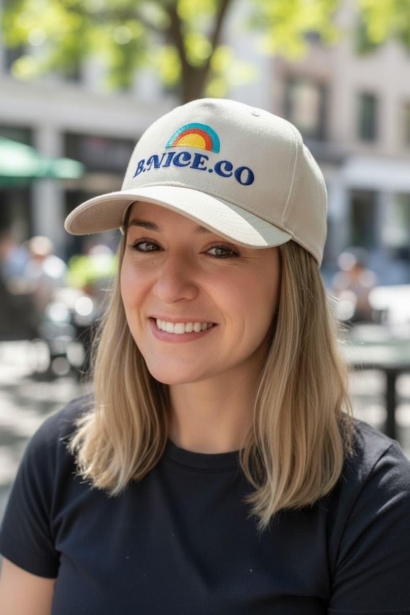 B.NICE.CO Trucker Hat- Tan