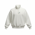 B.NICE.CO White Quarter-Zip Sweater